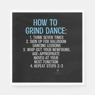 Servilleta De Papel Tutorial de baile de graduación - ¡NO!