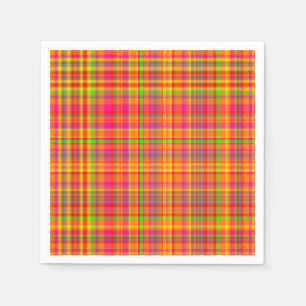 Servilleta De Papel Tutti Frutti PLAID 1-PAPER FIESTA NAPKINS