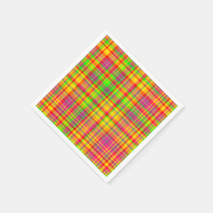 Servilleta De Papel Tutti Frutti PLAID 9-PAPER FIESTA NAPKINS
