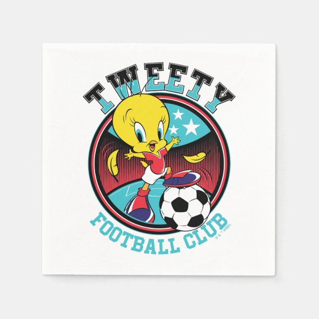 Servilleta De Papel TWEETY™ Football Club Badge (Anverso)