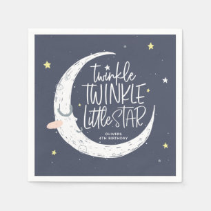 Servilleta De Papel Twinkle, fiesta de cumpleaños de pequeña estrella.