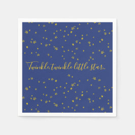 Servilleta De Papel Twinkle Little Star Baby Shower Paper Napkins