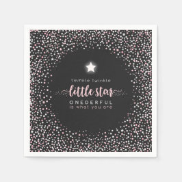 Servilleta De Papel Twinkle Little Star First Birday Napkin