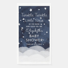 Servilleta De Papel Twinkle Little Star Whimsical Baby Shower Paper G