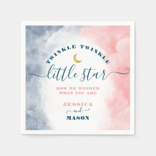 Servilleta De Papel Twinkle Twinkle Género Revelar Cocktail Napkin