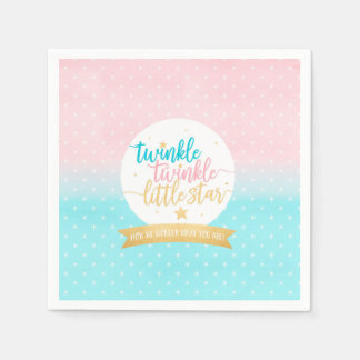 Servilleta De Papel Twinkle Twinkle La revelación de género de la estr