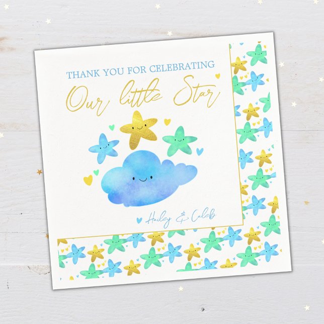 Servilleta De Papel Twinkle Twinkle Little Star Baby Shower (Subido por el creador)