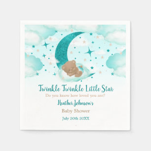 Servilleta De Papel Twinkle Twinkle Little Star Bear Baby Shower