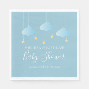 Servilleta De Papel Twinkle Twinkle Little Star Blue Baby Shower