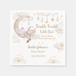 Servilleta De Papel Twinkle Twinkle Little Star Bunny Baby Shower