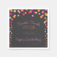 Twinkle Twinkle Little Star Chalkboard Cumpleaños
