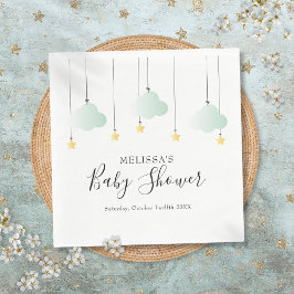 Servilleta De Papel Twinkle Twinkle Little Star Neutral Baby Shower