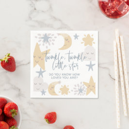 Servilleta De Papel Twinkle Twinkle Little Star Nursery Baby Shower