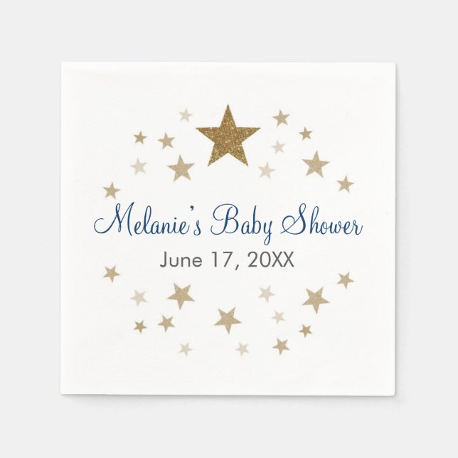 Servilleta De Papel Twinkle Twinkle Little Star Paper Napkins (Anverso)