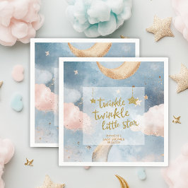 Servilleta De Papel Twinkle twinkle pequeña estrella Cute Baby Shower
