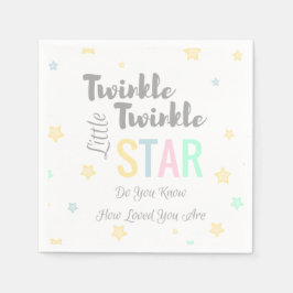 Servilleta De Papel Twinkle Twinkle Temática de la Estrella Pequeña - 