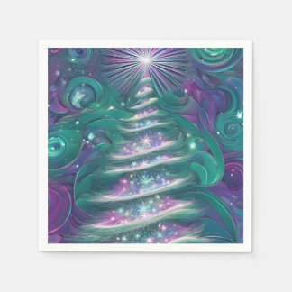 Servilleta De Papel Twinkling Christmas Tree