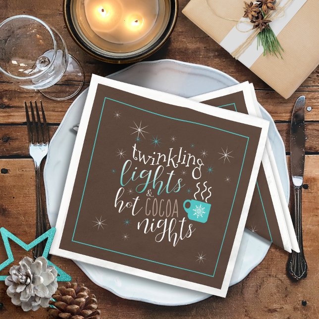 Servilleta De Papel Twinkling Lights Hot Cocoa Nights ID593 (Subido por el creador)