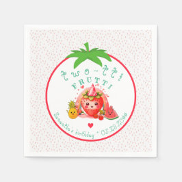 Servilleta De Papel TWOTTI Tutti Frutti Summer Fruit Kids 2º cumpleaño