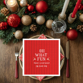 Servilleta De Papel Ugly Christmas Sweater Holiday Party 