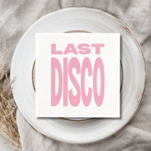 Última Boda de Despedida de Soltera Disco Rosa