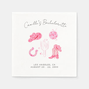 Servilleta De Papel Última disco rodeo Bachelorette