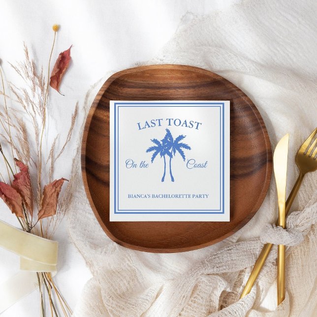 Servilleta De Papel Última tostada en la Costa Bachelorette Fiesta de  (Subido por el creador)