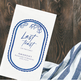 Servilleta De Papel Última Tostada En La Costa Beach Bechelorette Week