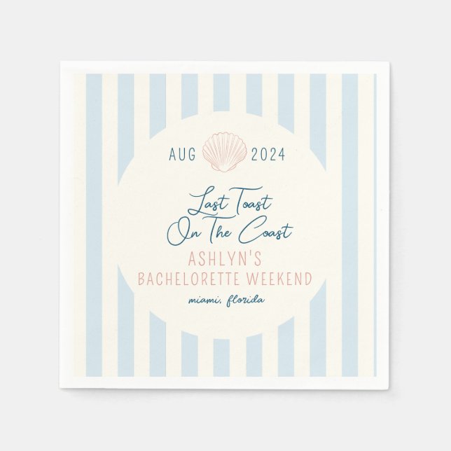 Servilleta De Papel Última tostada en las toallas de solomillo de la c (Anverso)