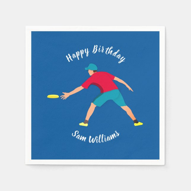 Servilleta De Papel Ultimate Frisbee (Anverso)