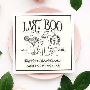 Servilleta De Papel Último Boo Antes De Hacer La Fiesta De Bachelorett