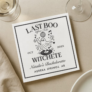 Servilleta De Papel Último Boo Antes De Hacer La Fiesta De Bachelorett