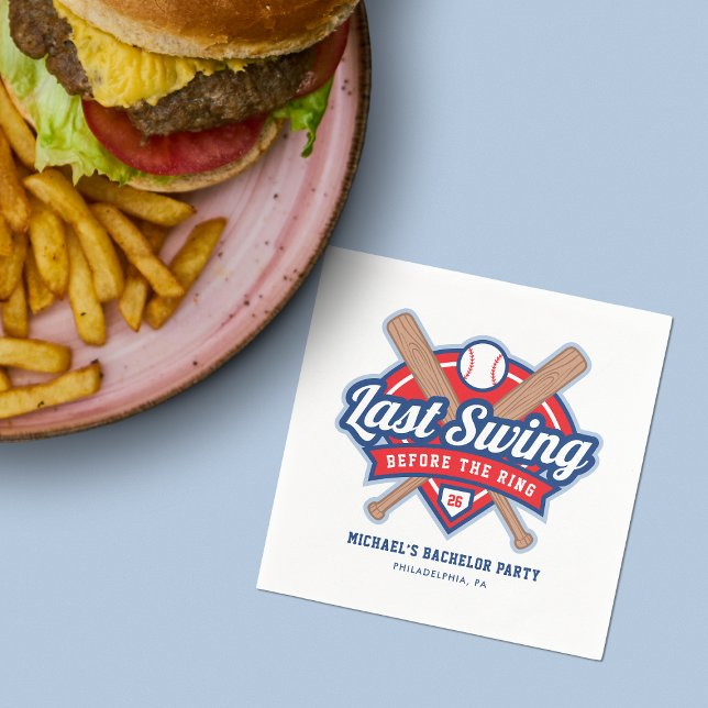 Servilleta De Papel Último swing antes de la boda Fiesta de soltero de (Subido por el creador)