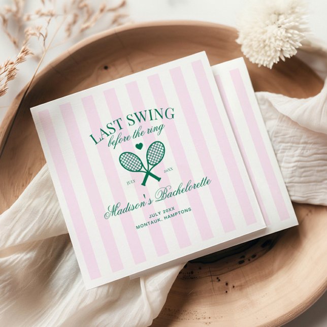 Servilleta De Papel Último Swing Antes Del Anillo Retro Tenis Bach (Subido por el creador)