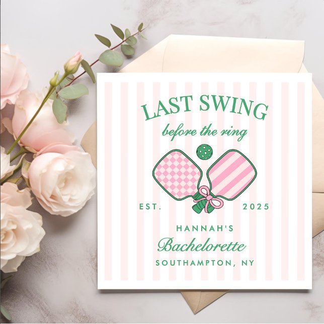Servilleta De Papel Último swing antes del fin de semana de pickleball (Subido por el creador)
