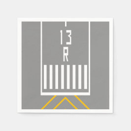 Servilleta De Papel Umbral de pista 13R