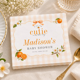 Servilleta De Papel Un Adorable Bebé En Camino Baby Shower Neutral
