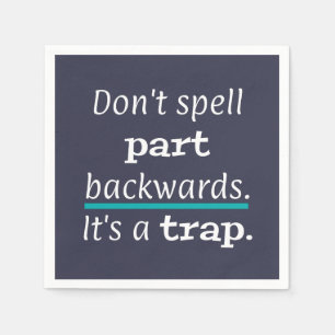 Servilleta De Papel Un artículo retrocede: divertido profesor de ingl