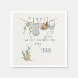 Servilleta De Papel Un Baby Shower de un niñito