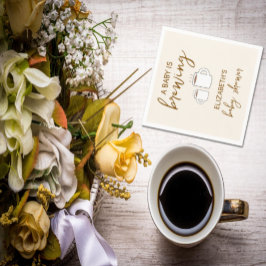 Servilleta De Papel Un bebé está preparando Baby Shower