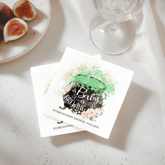 Servilleta De Papel Un bebé está preparando Baby Shower Chica de Hallo (Subido por el creador)