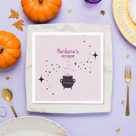 Servilleta De Papel Un bebé está preparando Baby Shower de Halloween