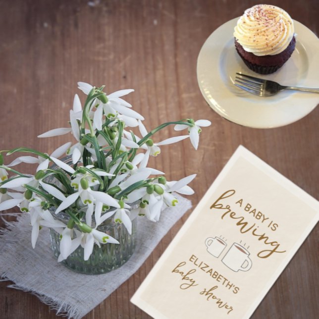 Servilleta De Papel Un bebé está preparando toallas de Baby Shower (Subido por el creador)