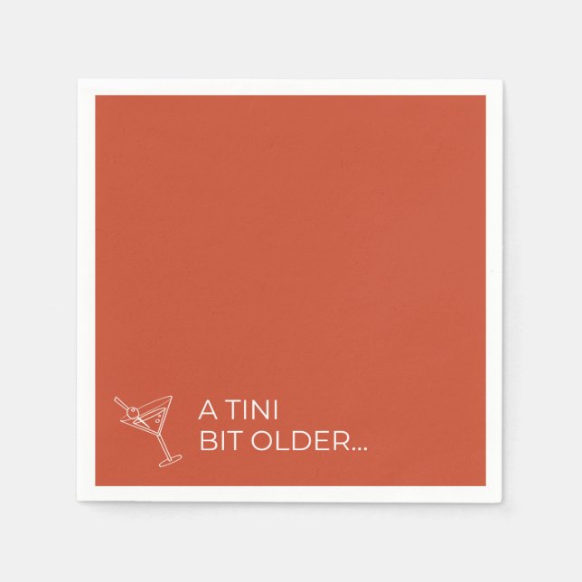 SERVILLETA DE PAPEL UN BIT DE TINI MAYOR (Anverso)