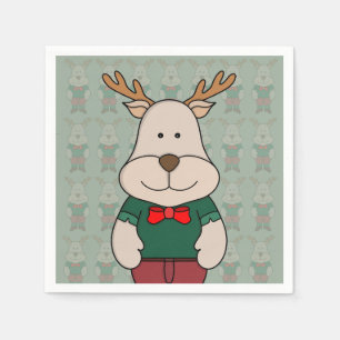 Servilleta De Papel Un bonito ciervo
