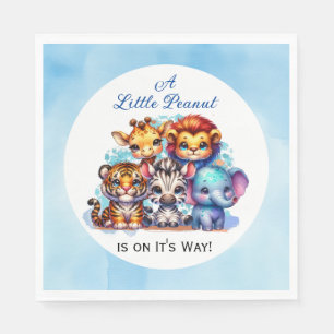 Servilleta De Papel Un cacahuete está en camino   BABY SHOWER