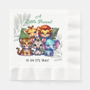 Servilleta De Papel Un cacahuete está en camino   BABY SHOWER