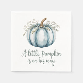 Servilleta De Papel Un calabaza está de camino Baby Shower