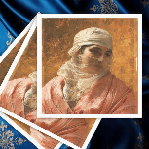 Servilleta De Papel Un circasiano de Frederick Arthur Bridgman, Arte