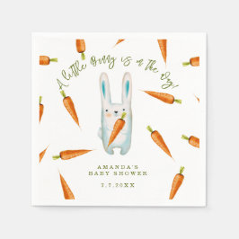 Servilleta De Papel ¡Un conejo está en camino! Baby Shower